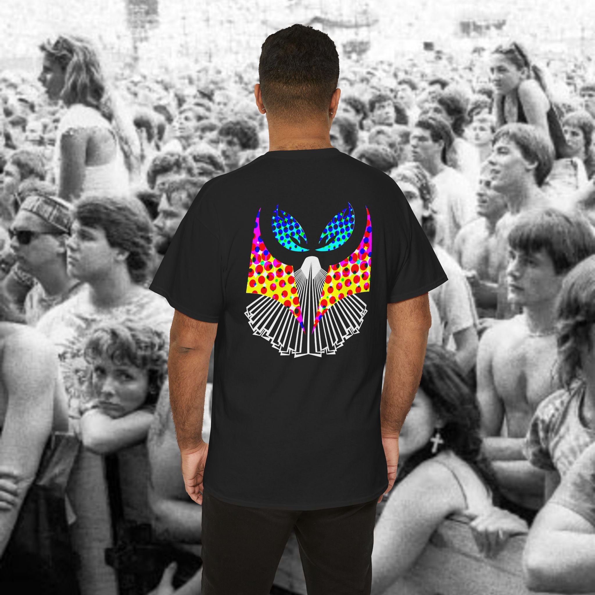 Ganja Eyes Afterglow— Halftone Backprint Tee