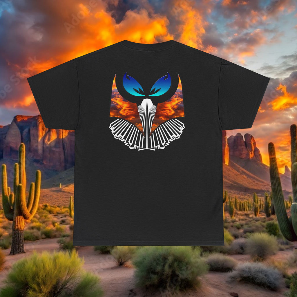 Ganja Eyes —  Skyfire Radiance Black Tee