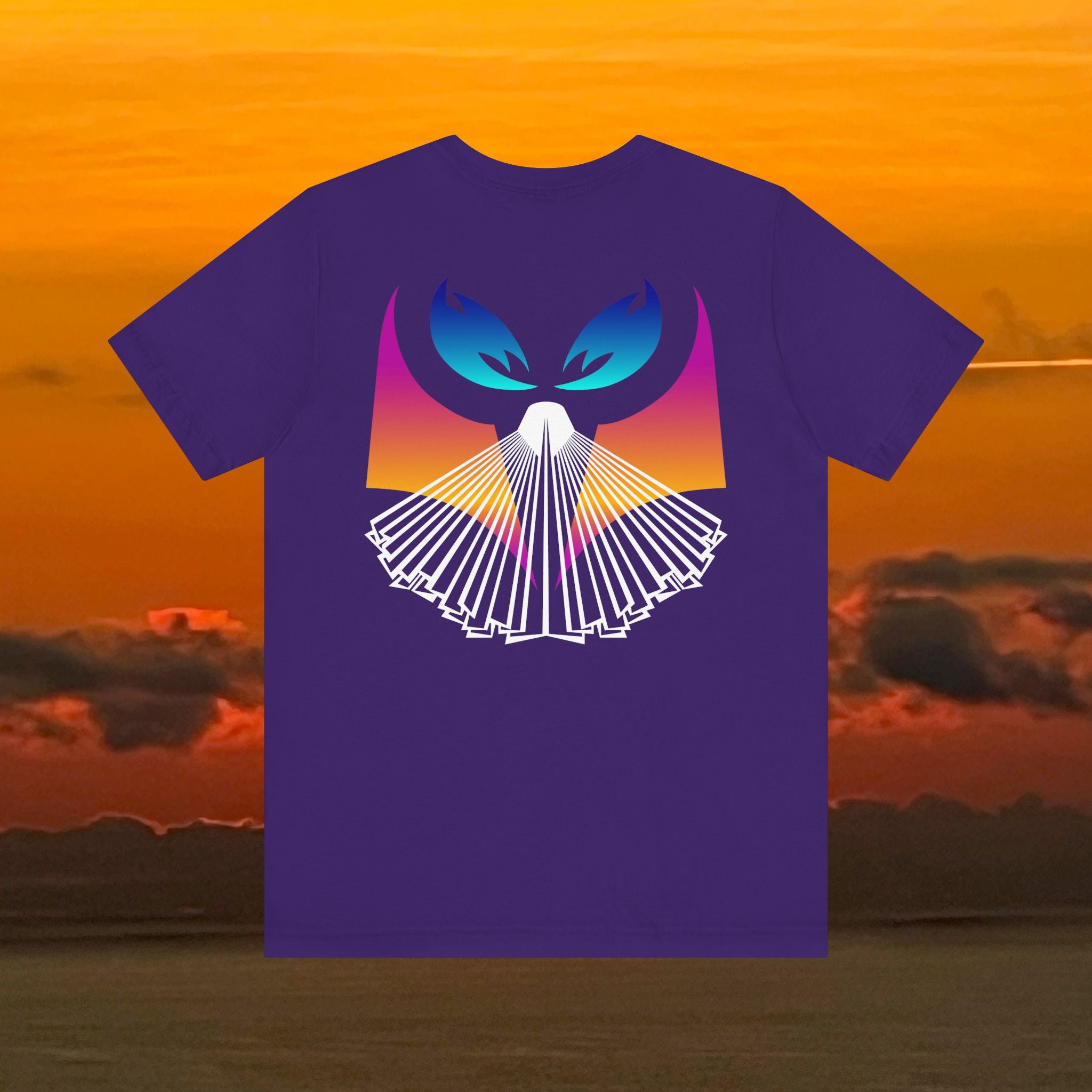Ganja Eyes —  Sunrise Radiance Black Tee