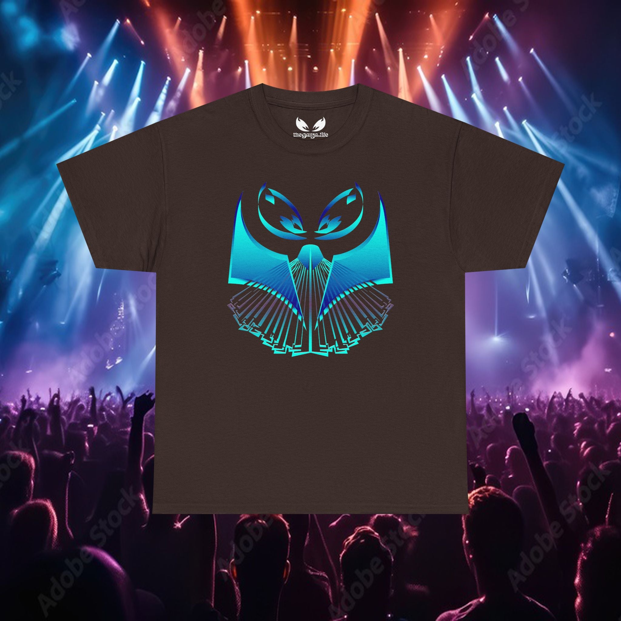 Crazy Electric Ganja — Night Vision Tee