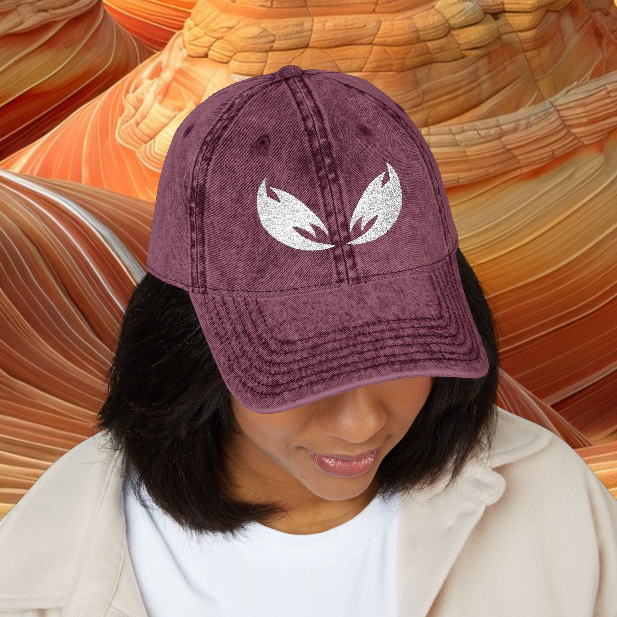 The Ganja Eyes — Vintage Embroidered Cap