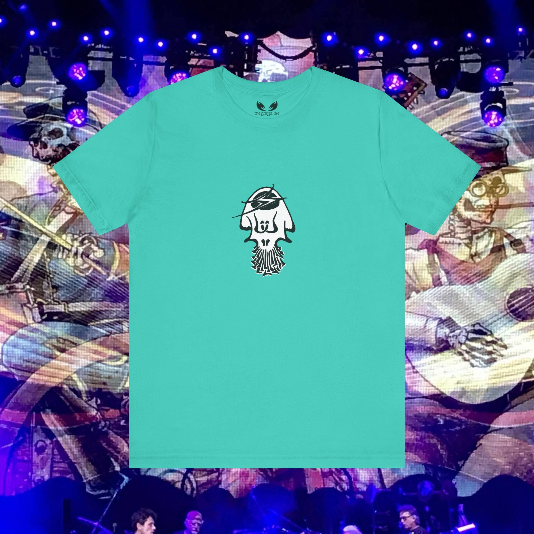Jerry Garcia on Mushrooms — Blotter Skull Tee
