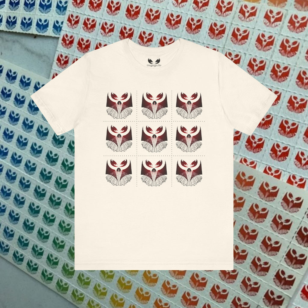 Black 3x3 Blotter Ganja Tee
