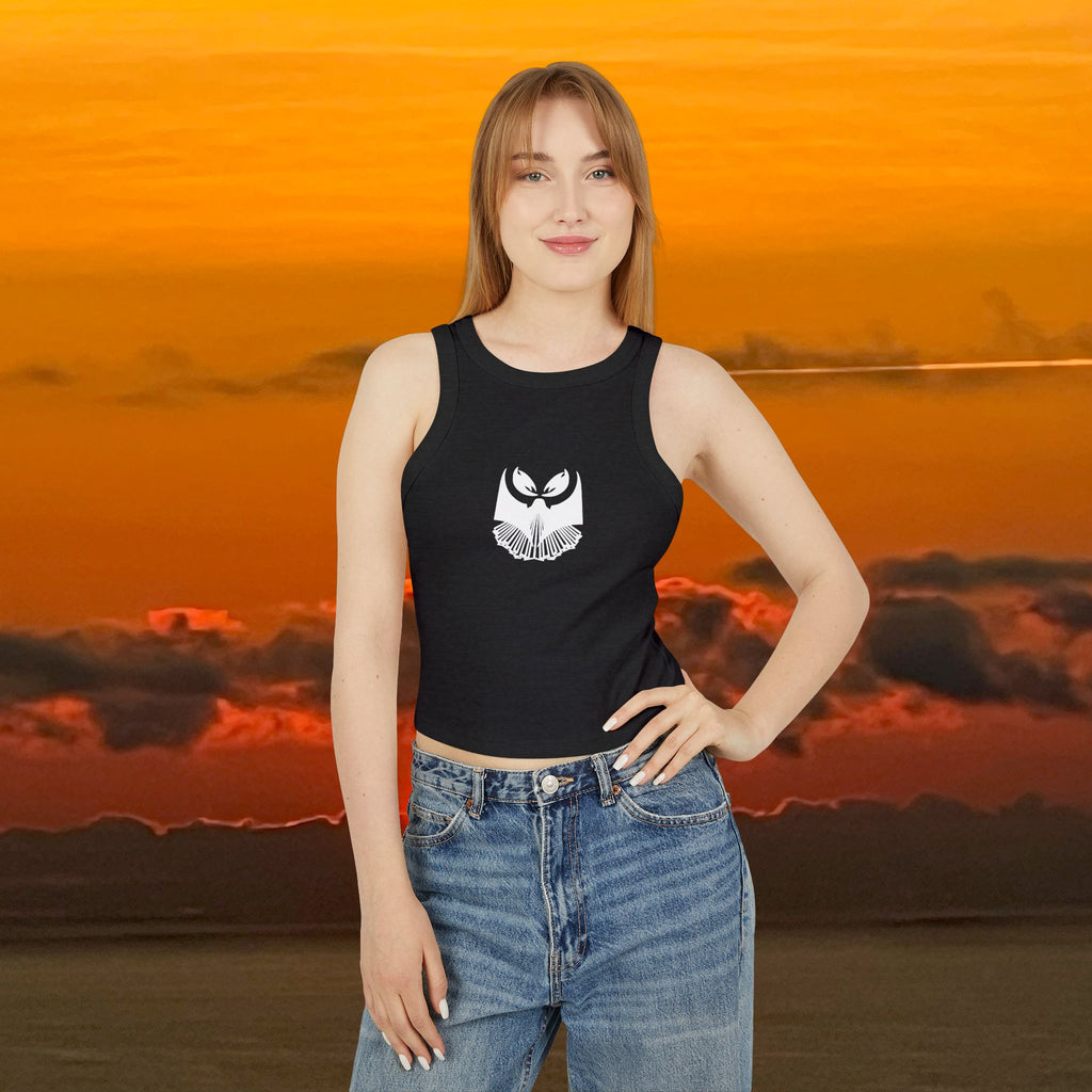 Ganja Night Owl — Micro Rib Racer Tank