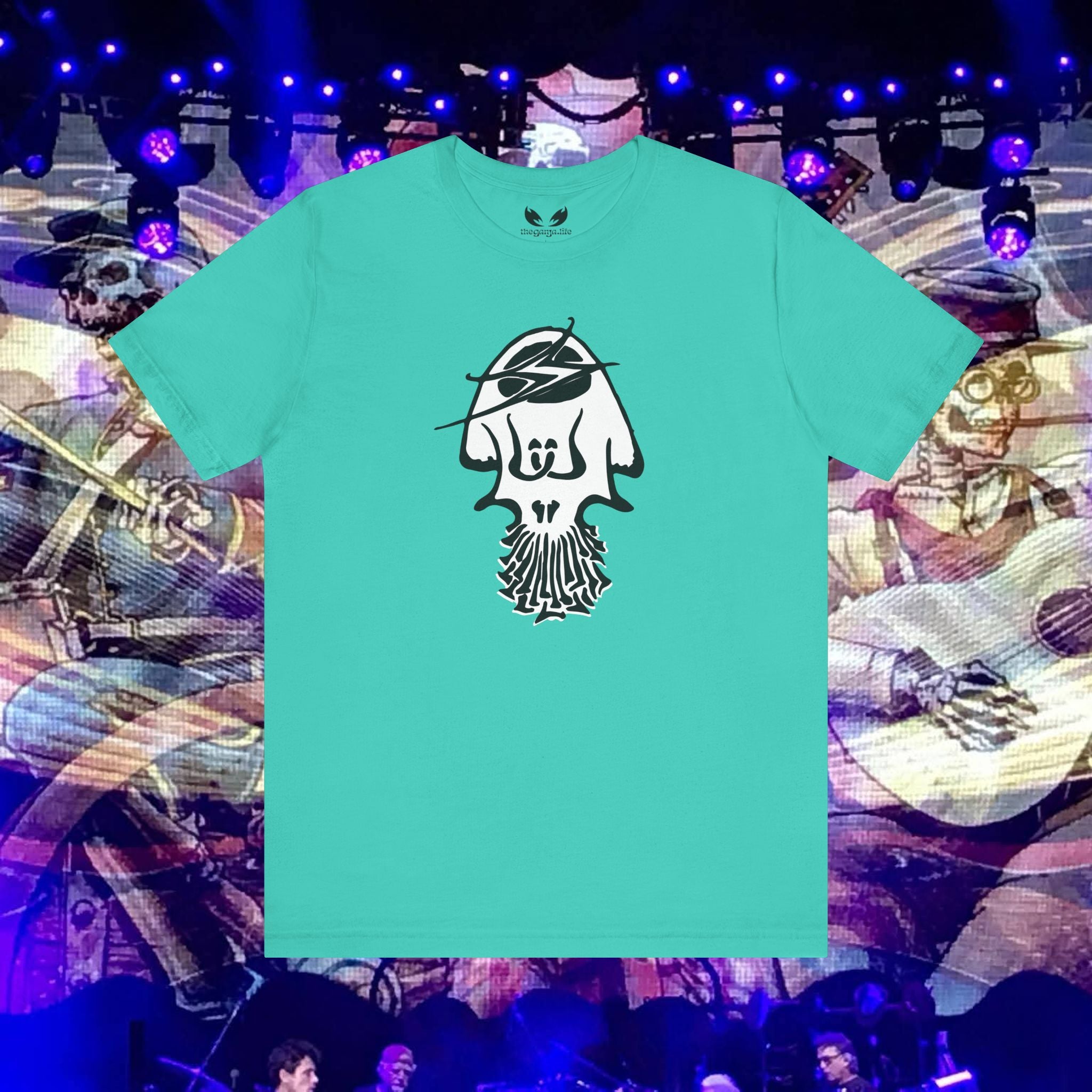 Jerry Garcia on Mushrooms — Blotter Skull Tee