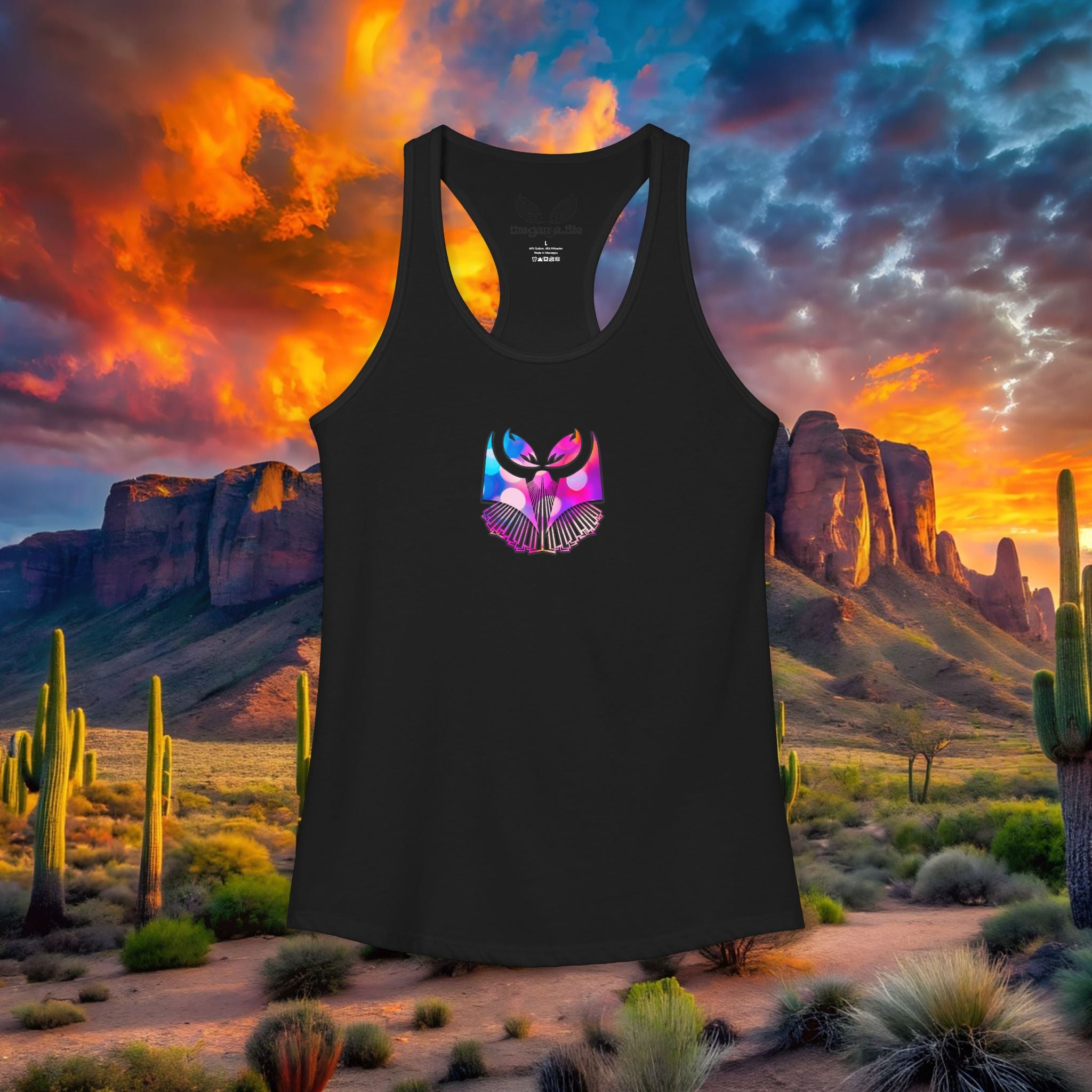 Ganja Desert Bloom Racerback Tank