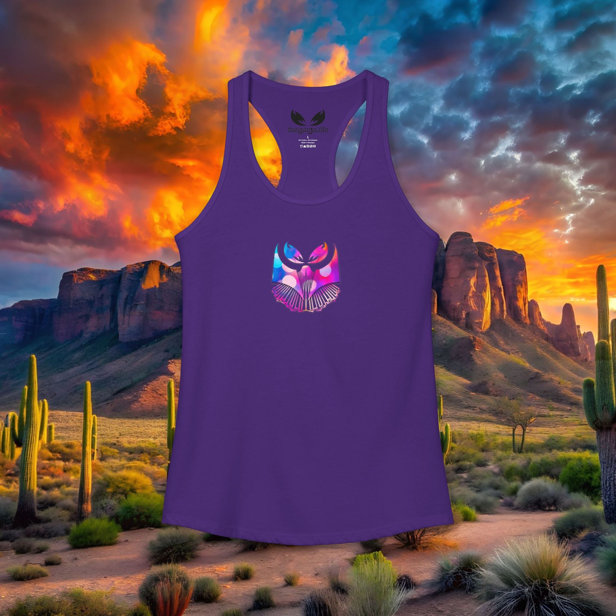Ganja Desert Bloom Racerback Tank