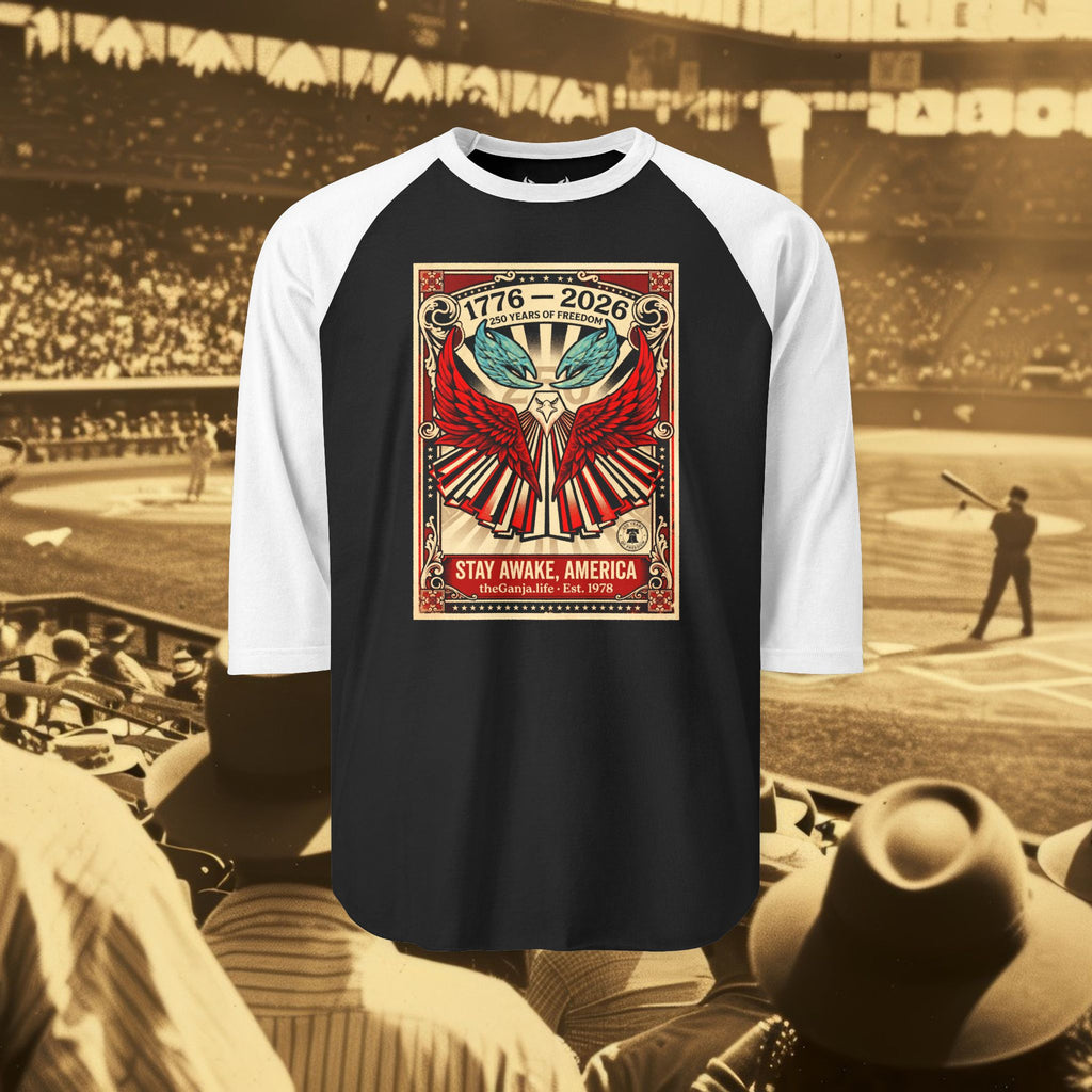 Team Ganja "Stay Awake" 250 ¾ Baseball Tee