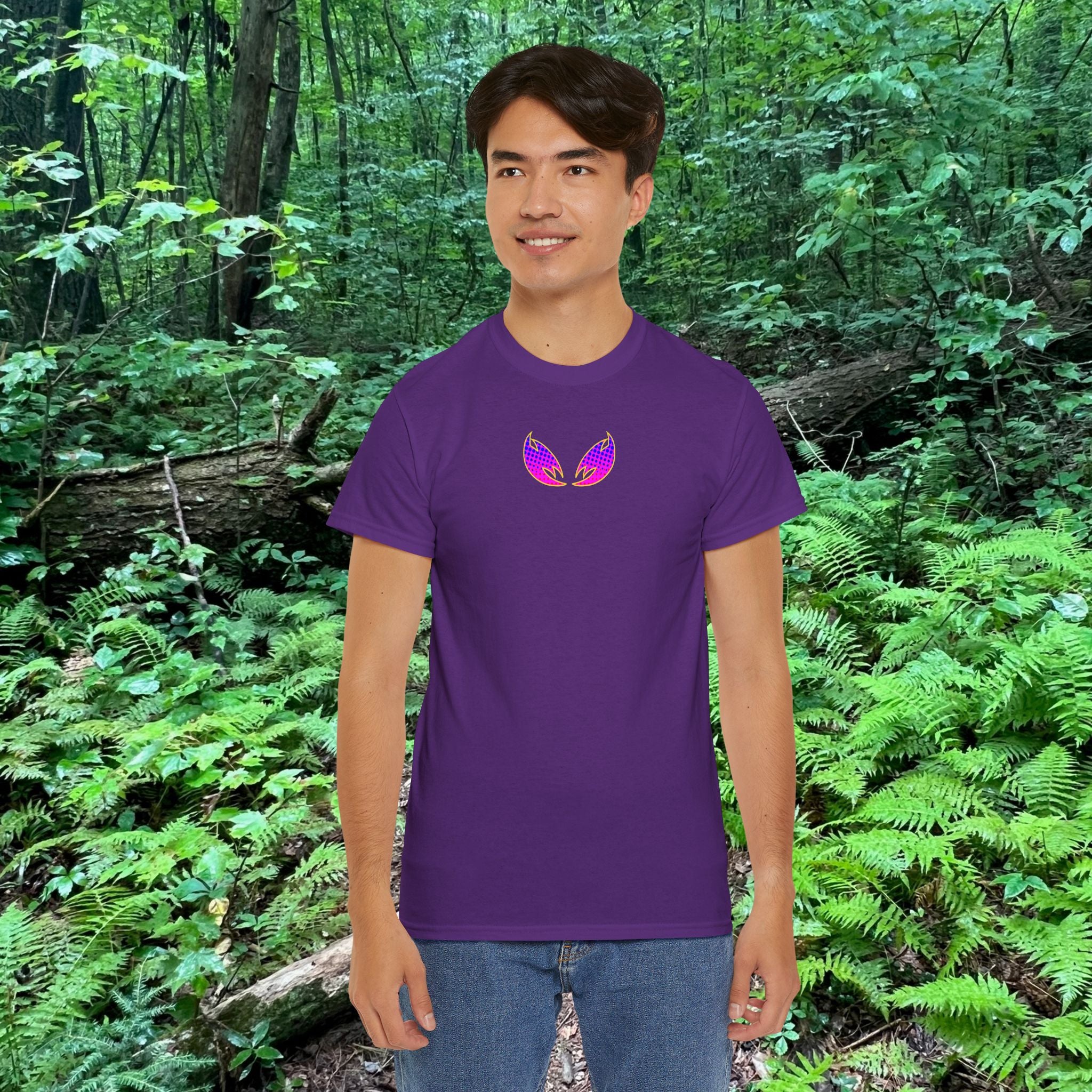 Ganja Eyes Afterglow— Halftone Backprint Tee