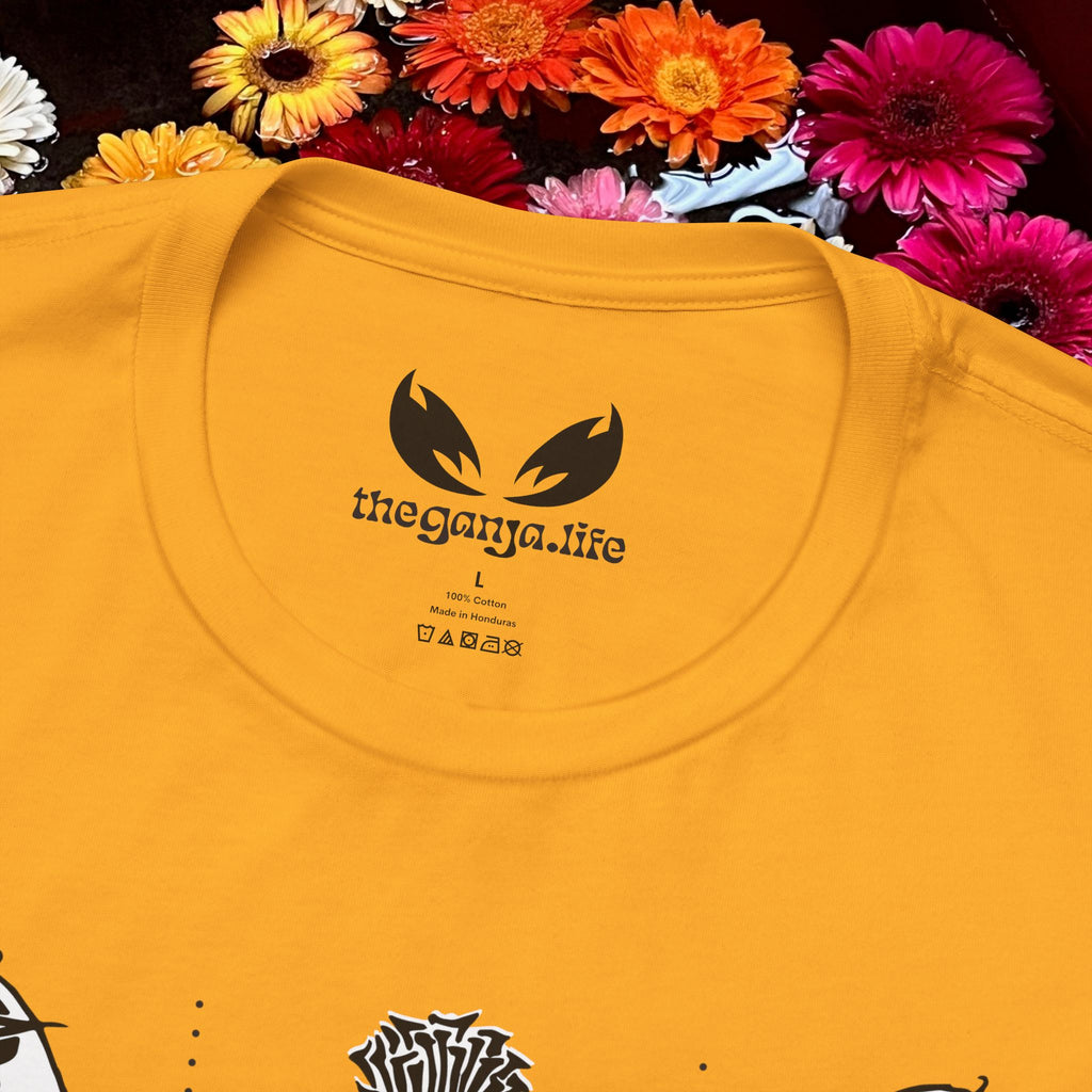 Jerry Garcia on Mushrooms — 3×3 Blotter Tee