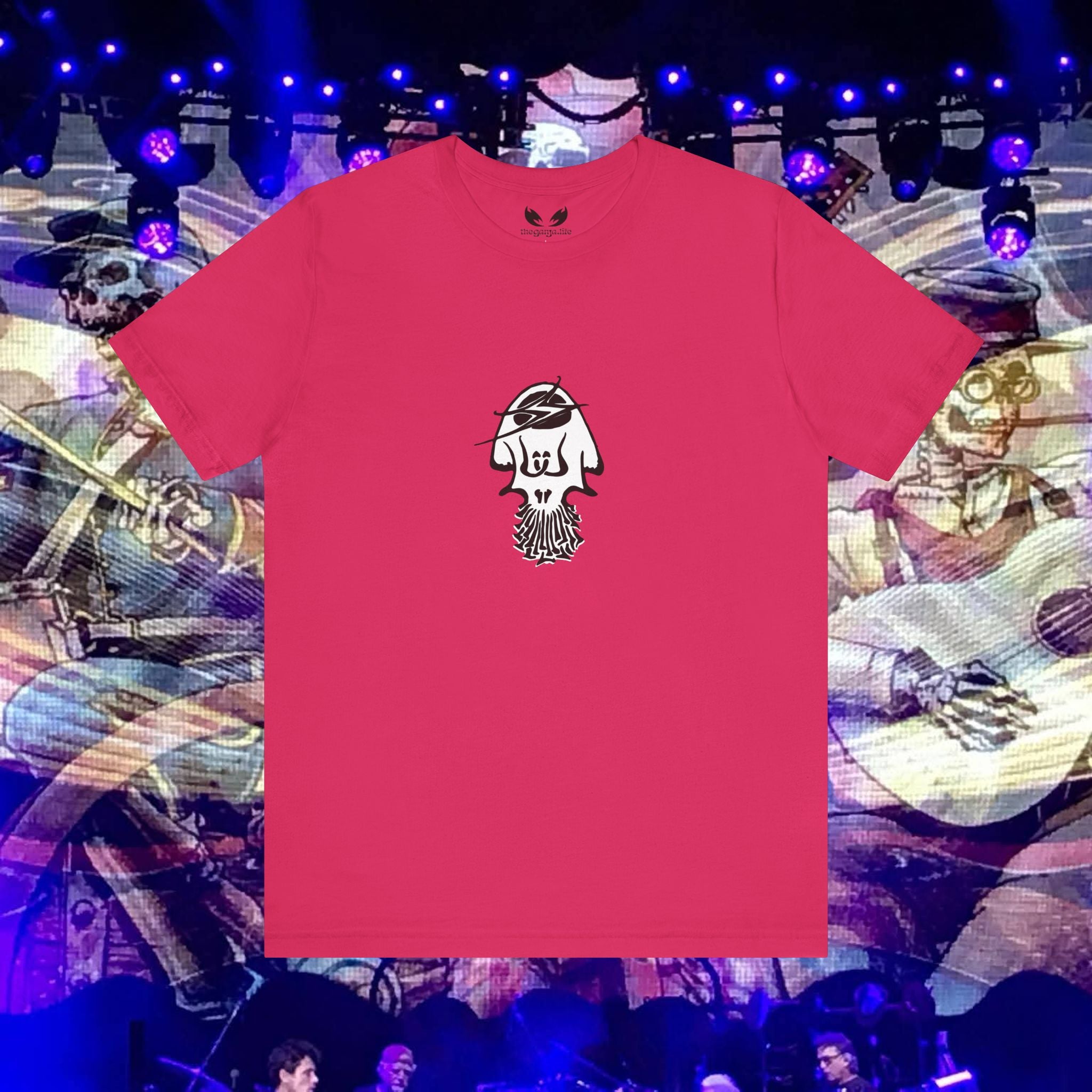 Jerry Garcia on Mushrooms — Blotter Skull Tee