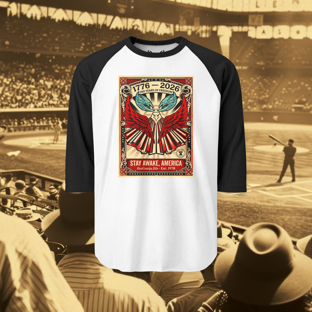 Team Ganja "Stay Awake" 250 ¾ Baseball Tee