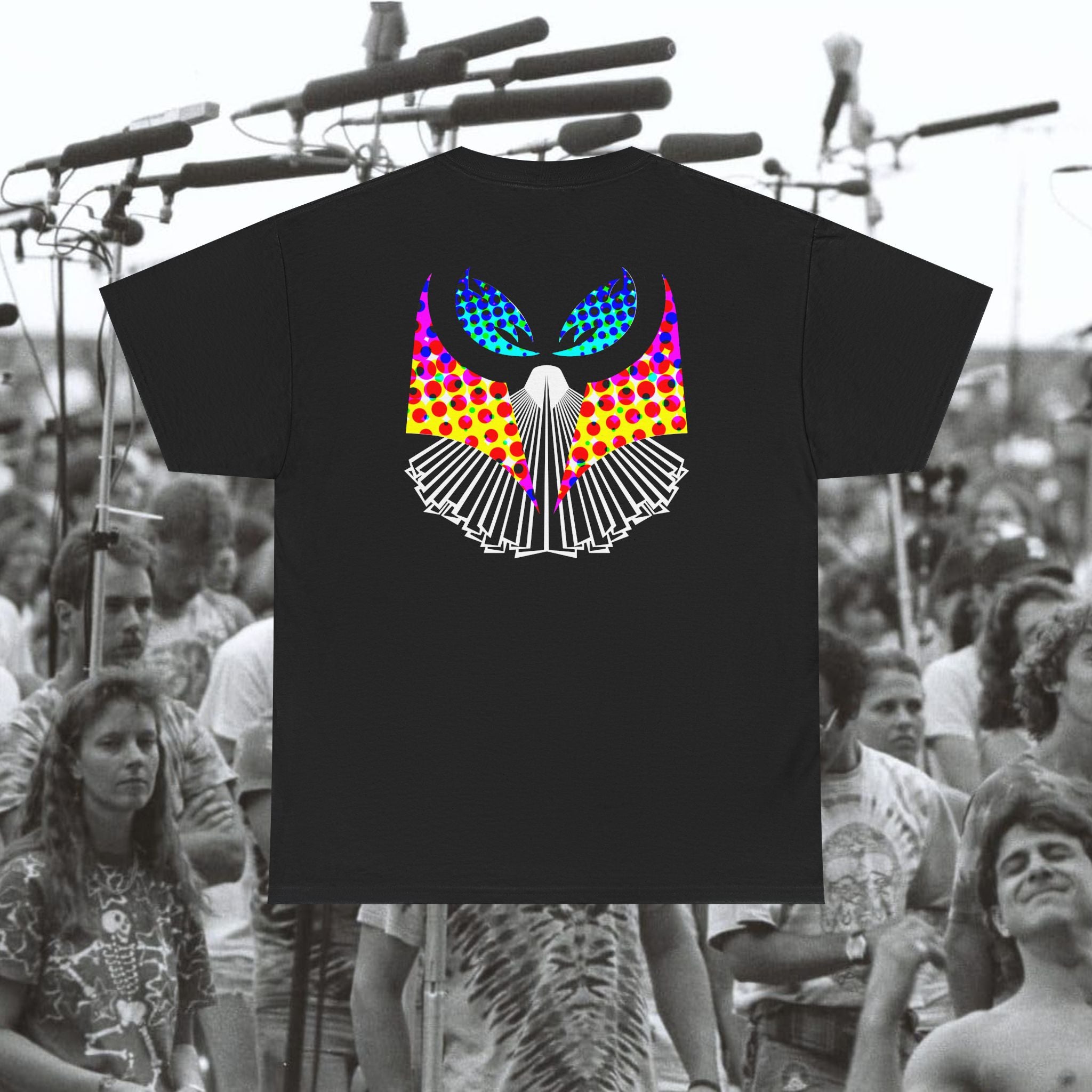 Ganja Eyes Afterglow— Halftone Backprint Tee