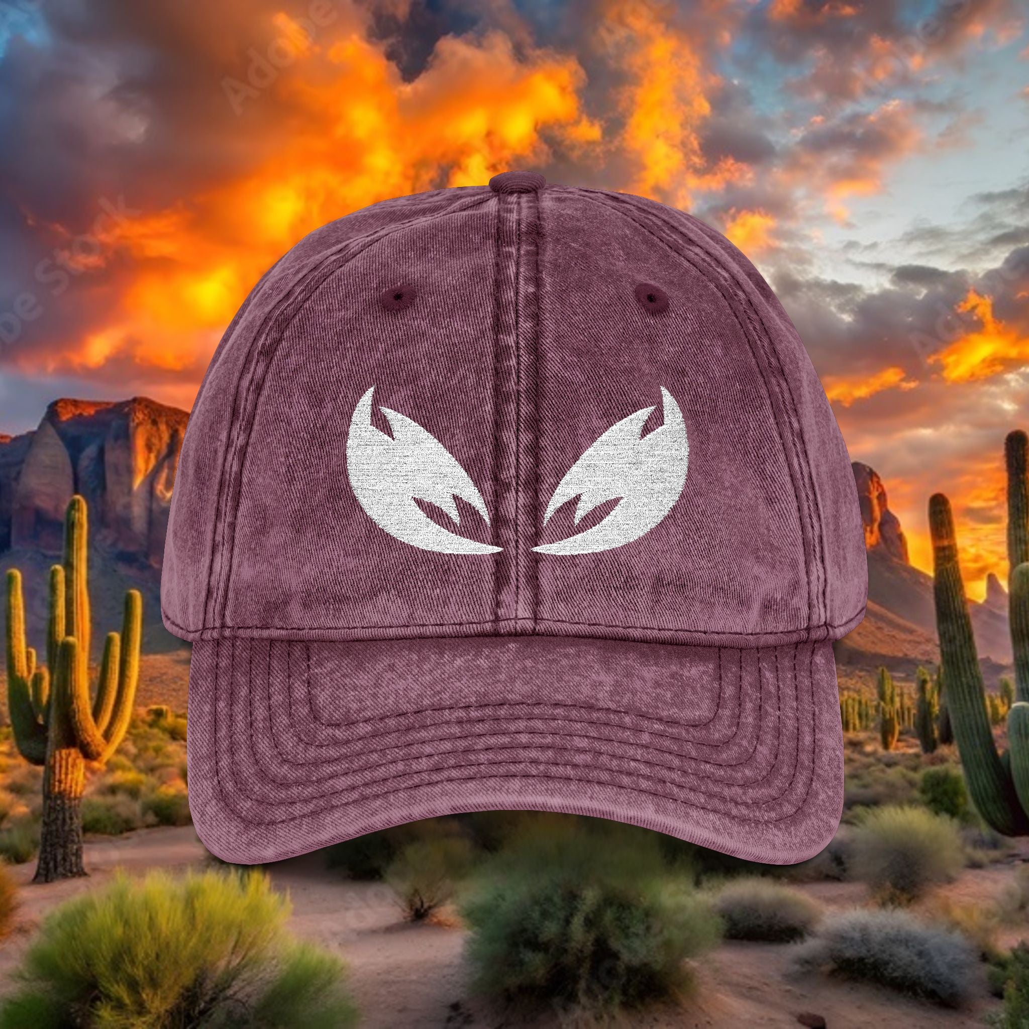 The Ganja Eyes — Vintage Embroidered Cap