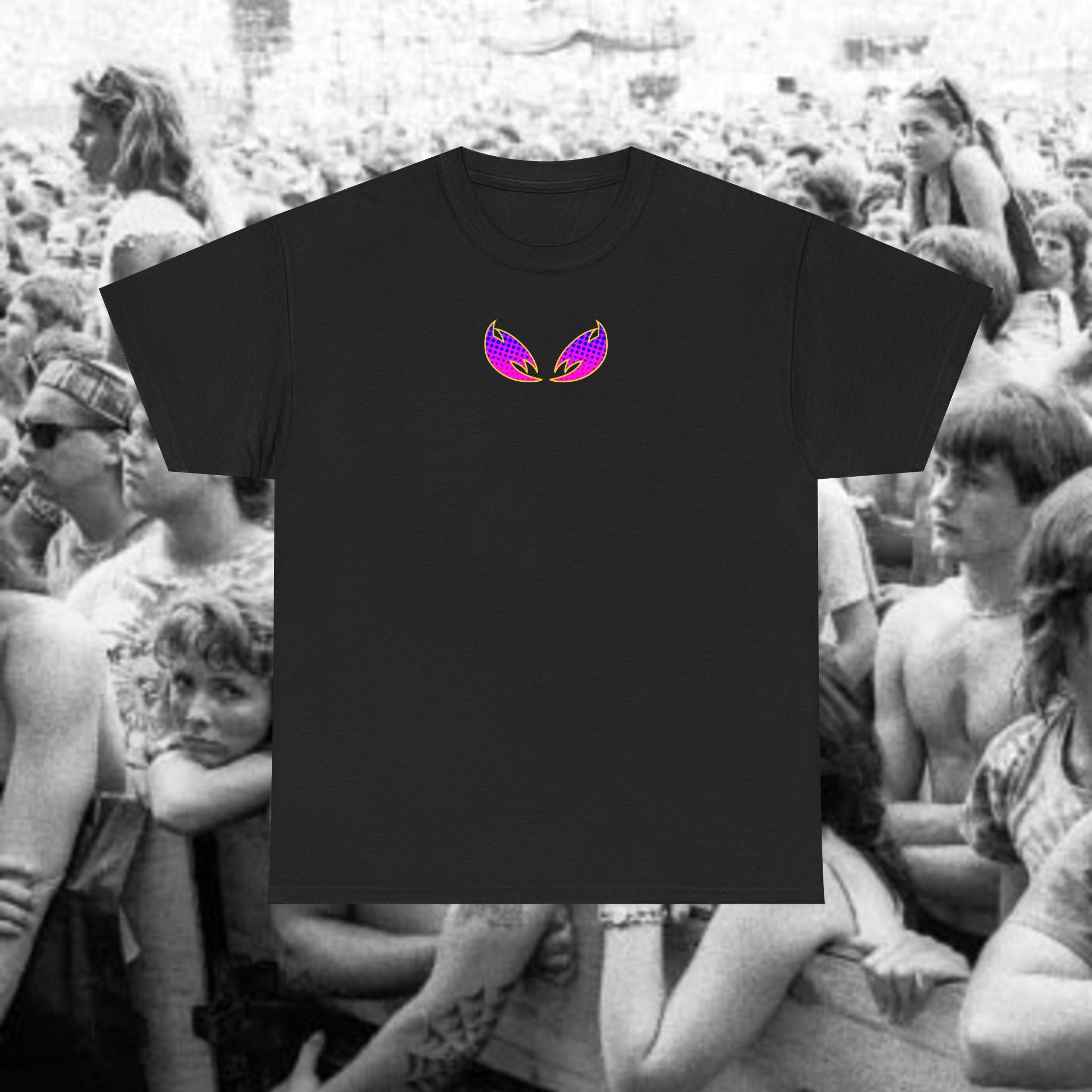 Ganja Eyes Afterglow— Halftone Backprint Tee