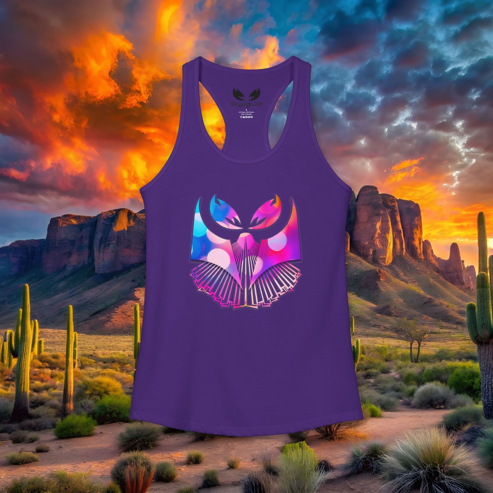 Ganja Desert Bloom Racerback Tank
