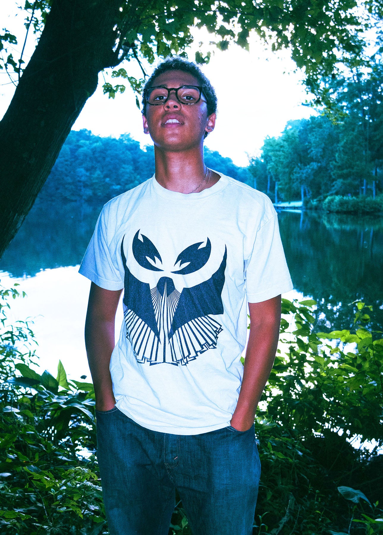Classic Black & Bold Ganja Tee