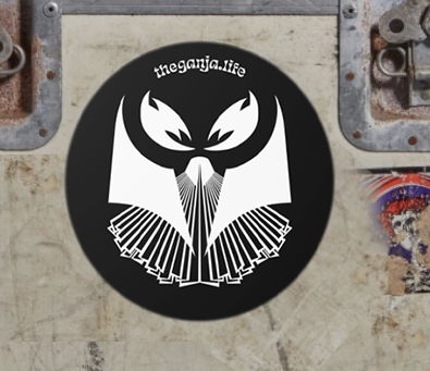 Ganja Seal — Nocturne Radiance Vinyl Sticker