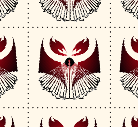 Black 3x3 Blotter Ganja Tee