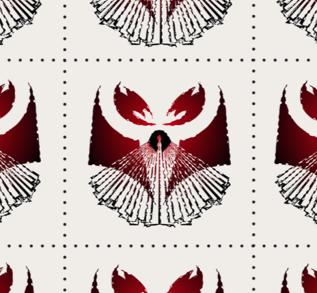 Black 3x3 Blotter Ganja Tee