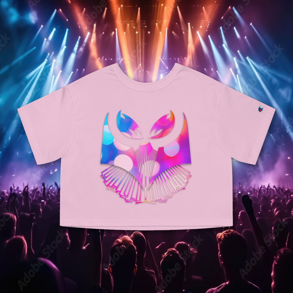 Ganja Owl Prism Cropped Tee