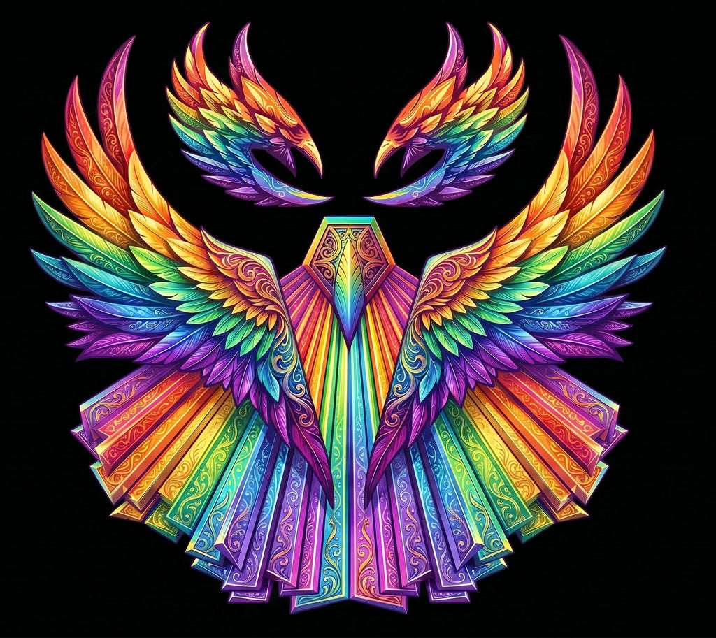 Rainbow Phoenix Ganja — Vintage Reprint Tee