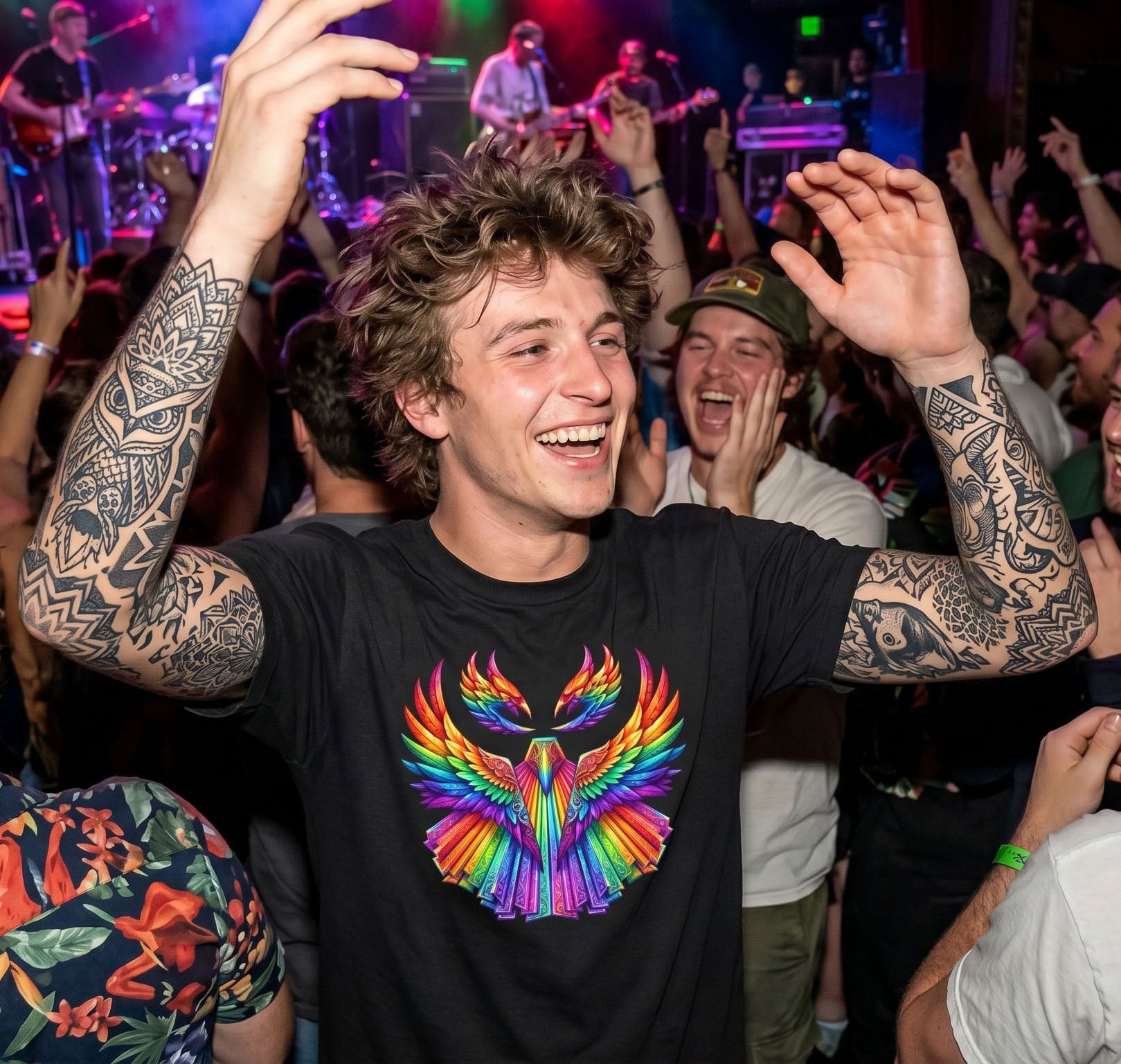 Rainbow Phoenix Ganja — Vintage Reprint Tee