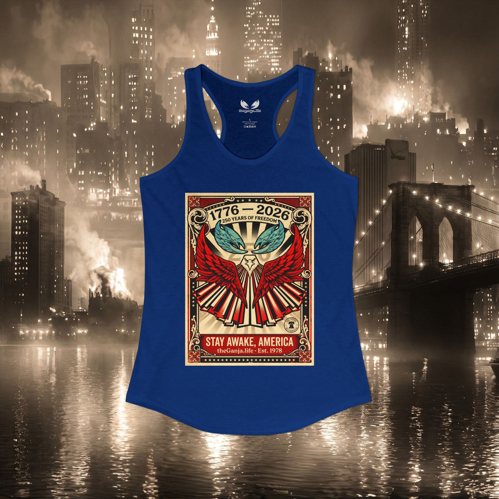 The Ganja "Stay Awake" 250 Racerback Tank