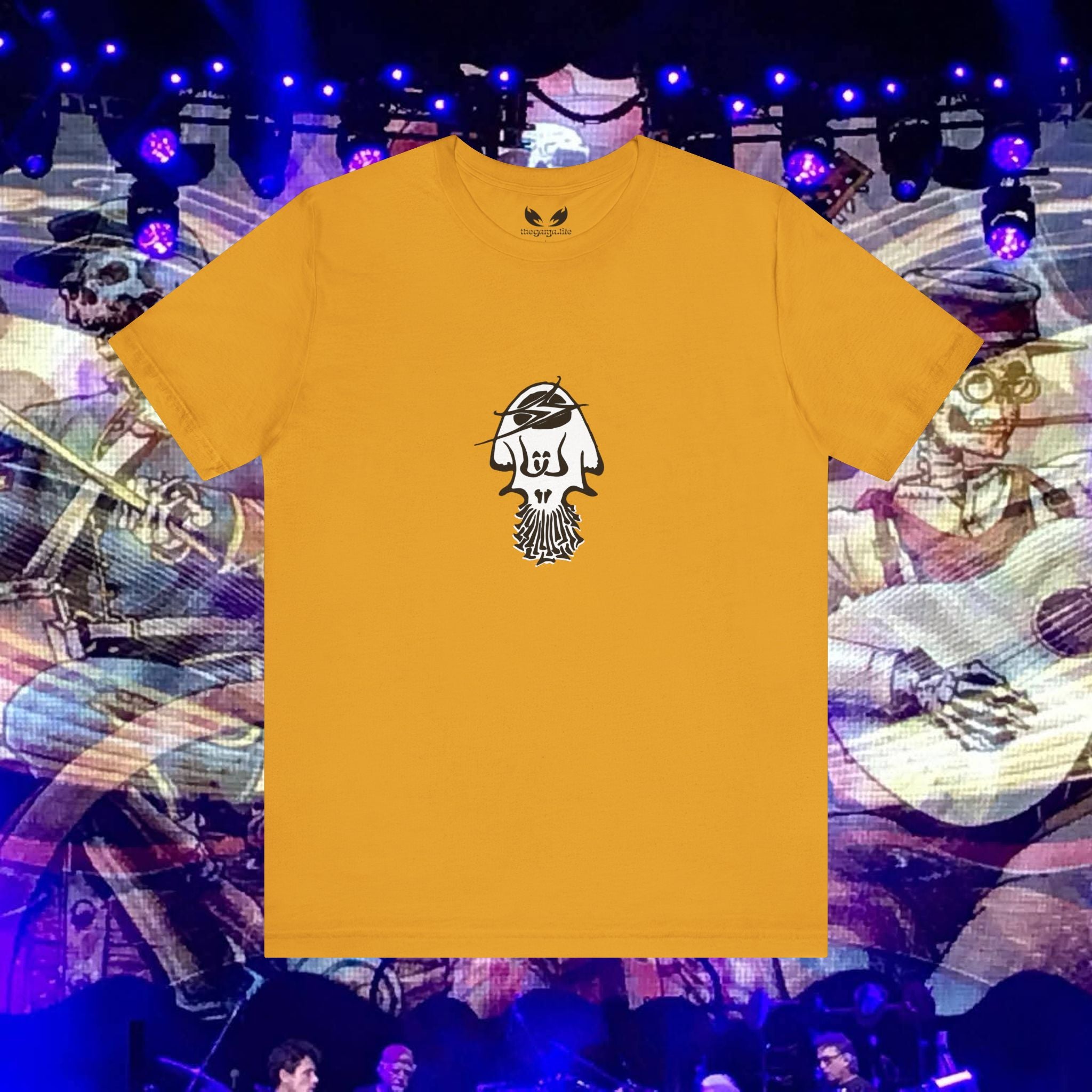 Jerry Garcia on Mushrooms — Blotter Skull Tee