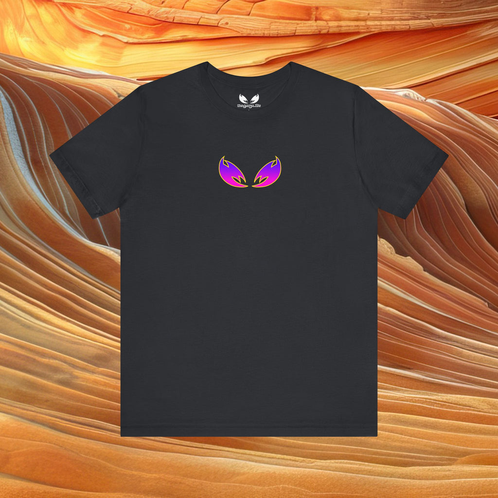 Ganja Eyes —  Sunrise Radiance Black Tee