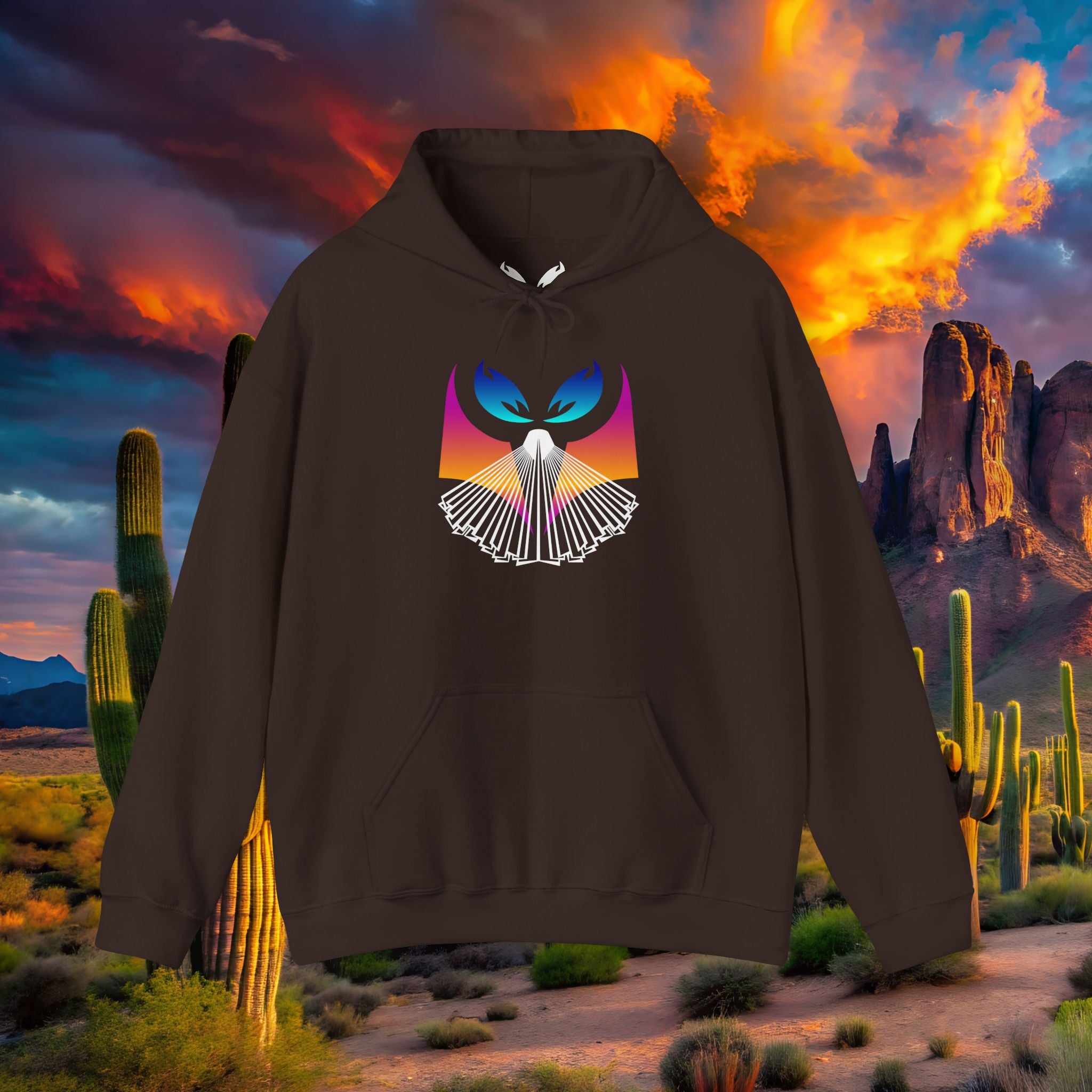 Desert Dusk Radiant Ganja Hoodie