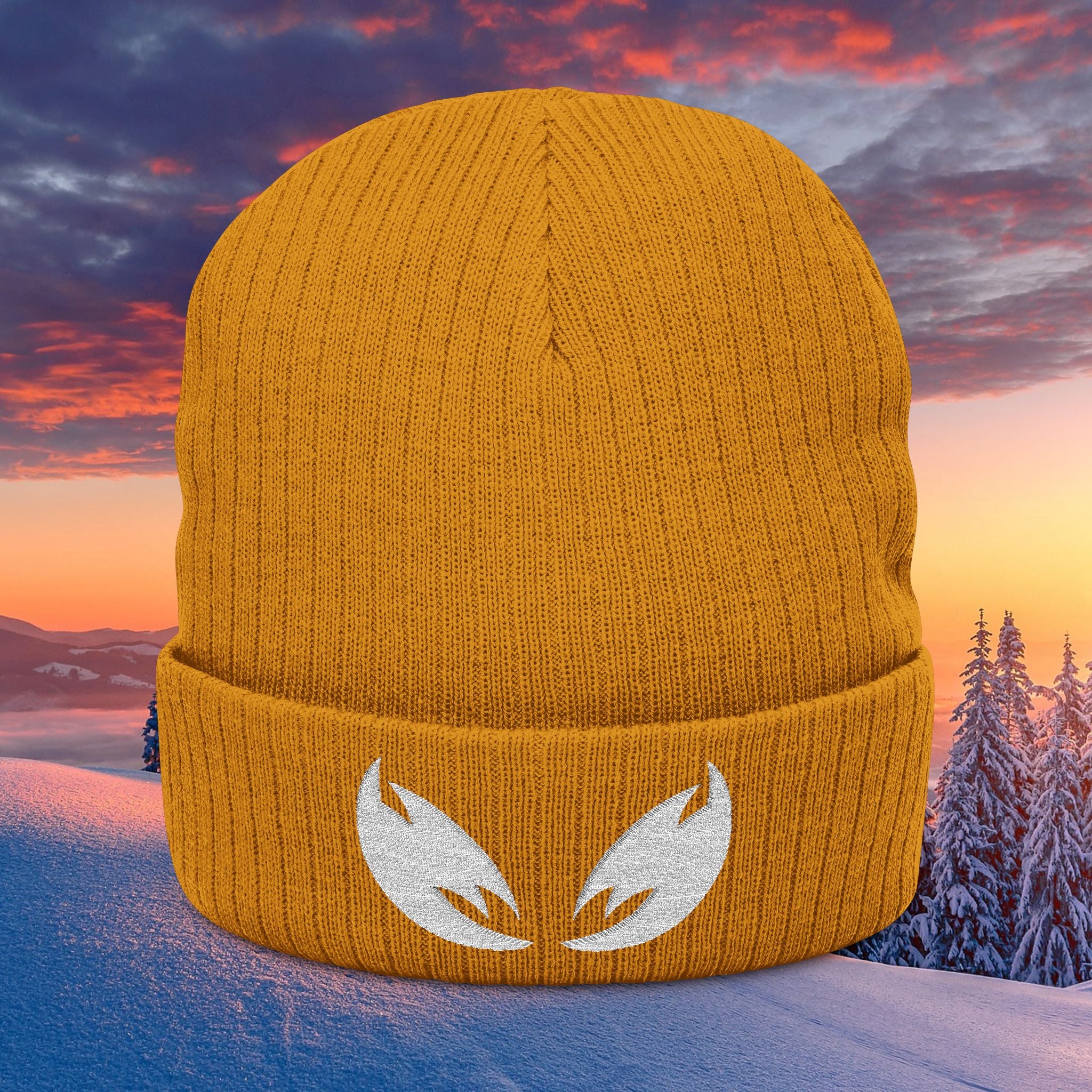 Embroidered Ganja Eyes Skull Cap