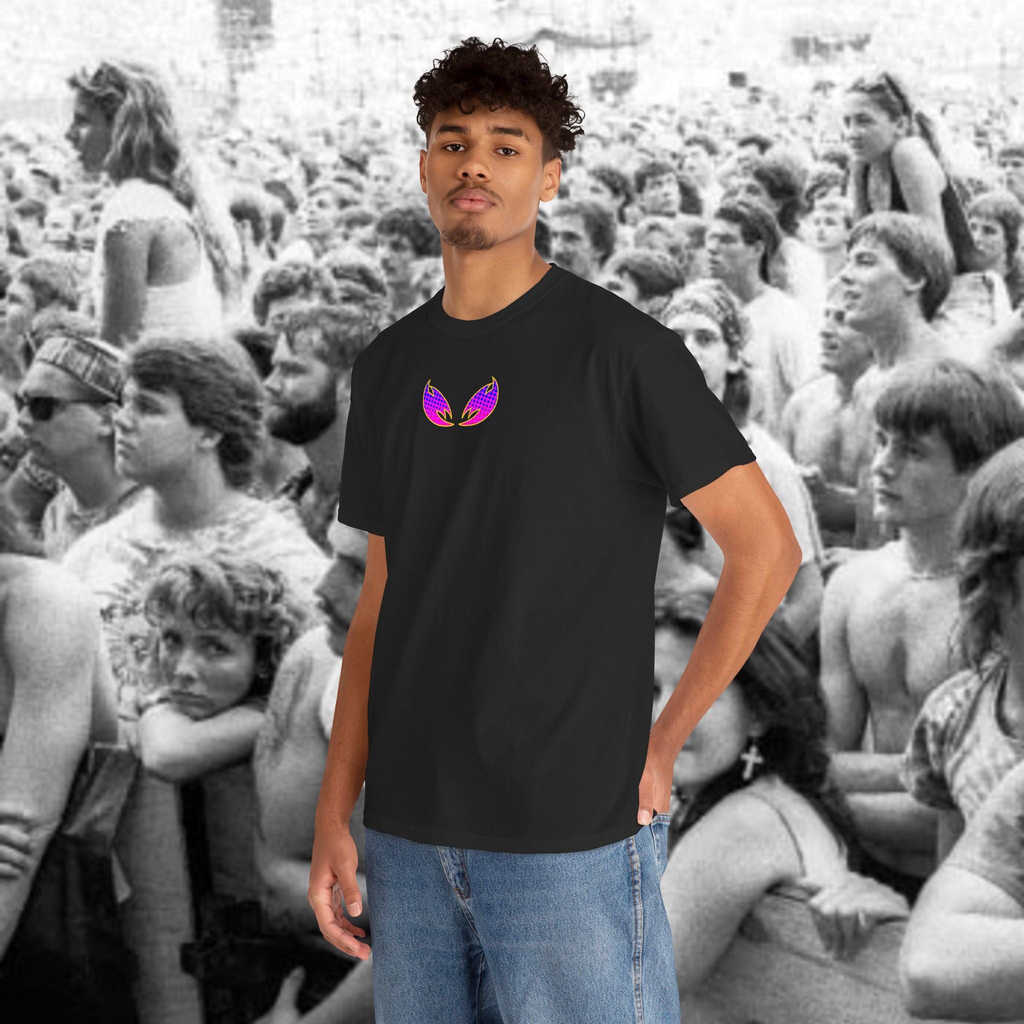 Ganja Eyes Afterglow— Halftone Backprint Tee