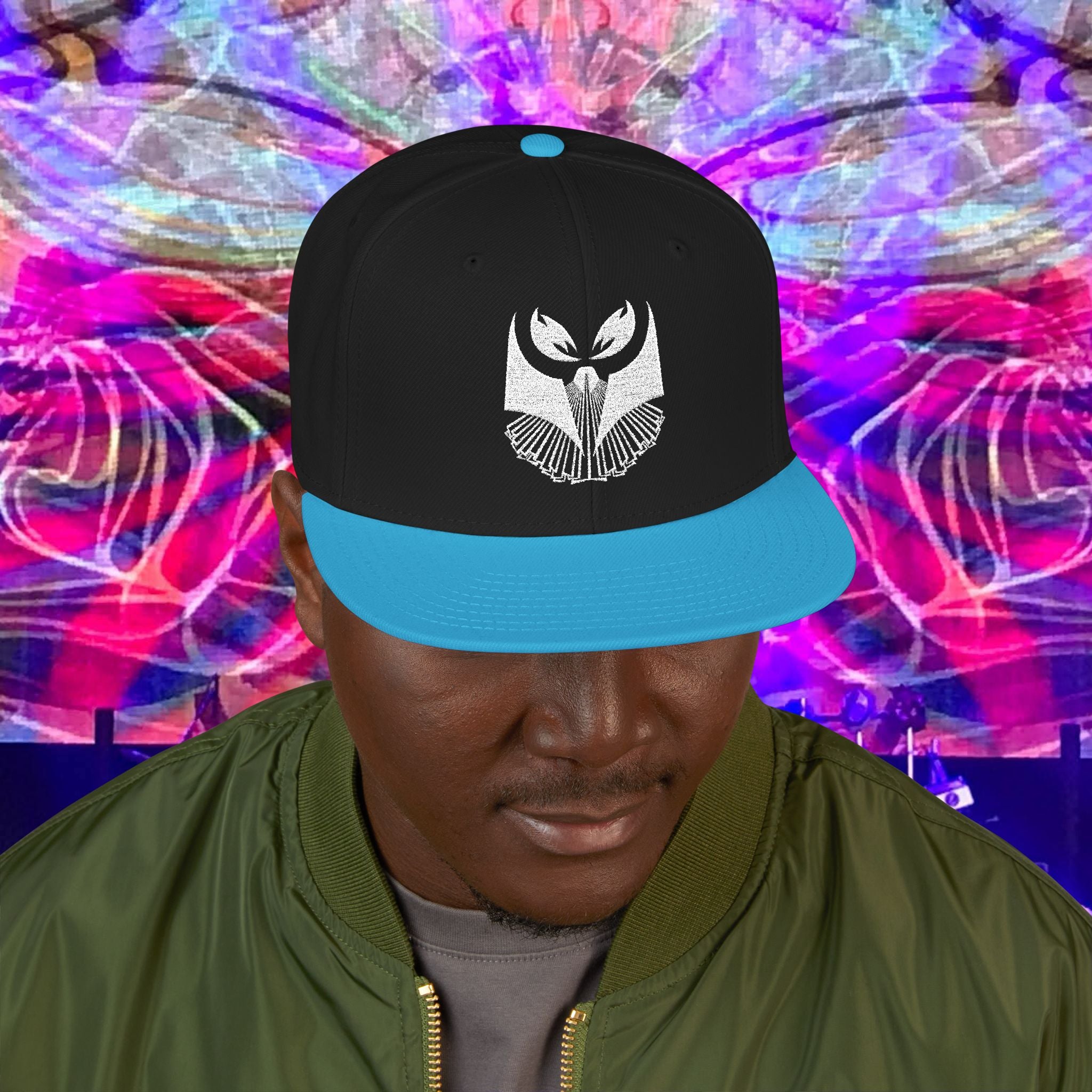 Ganja Trail Snapback (Midnight Color series)