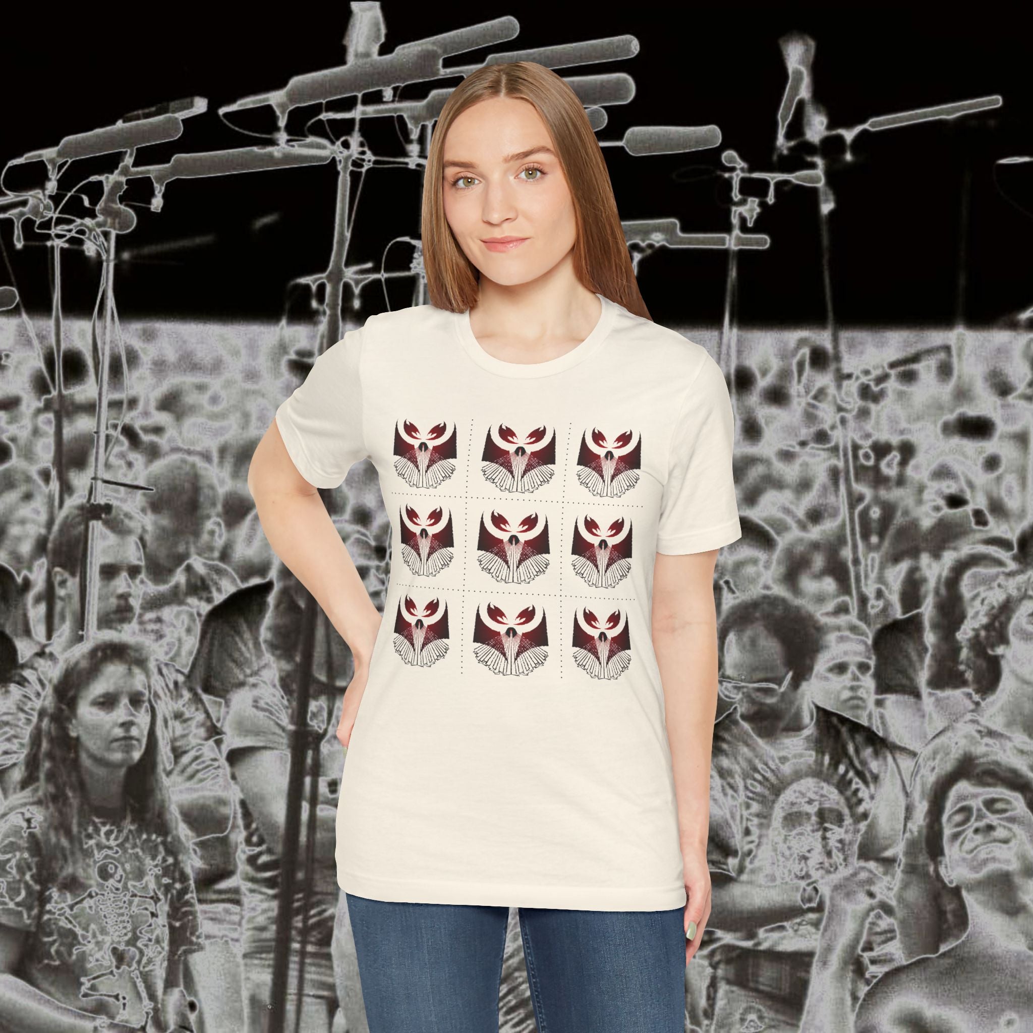 Black 3x3 Blotter Ganja Tee