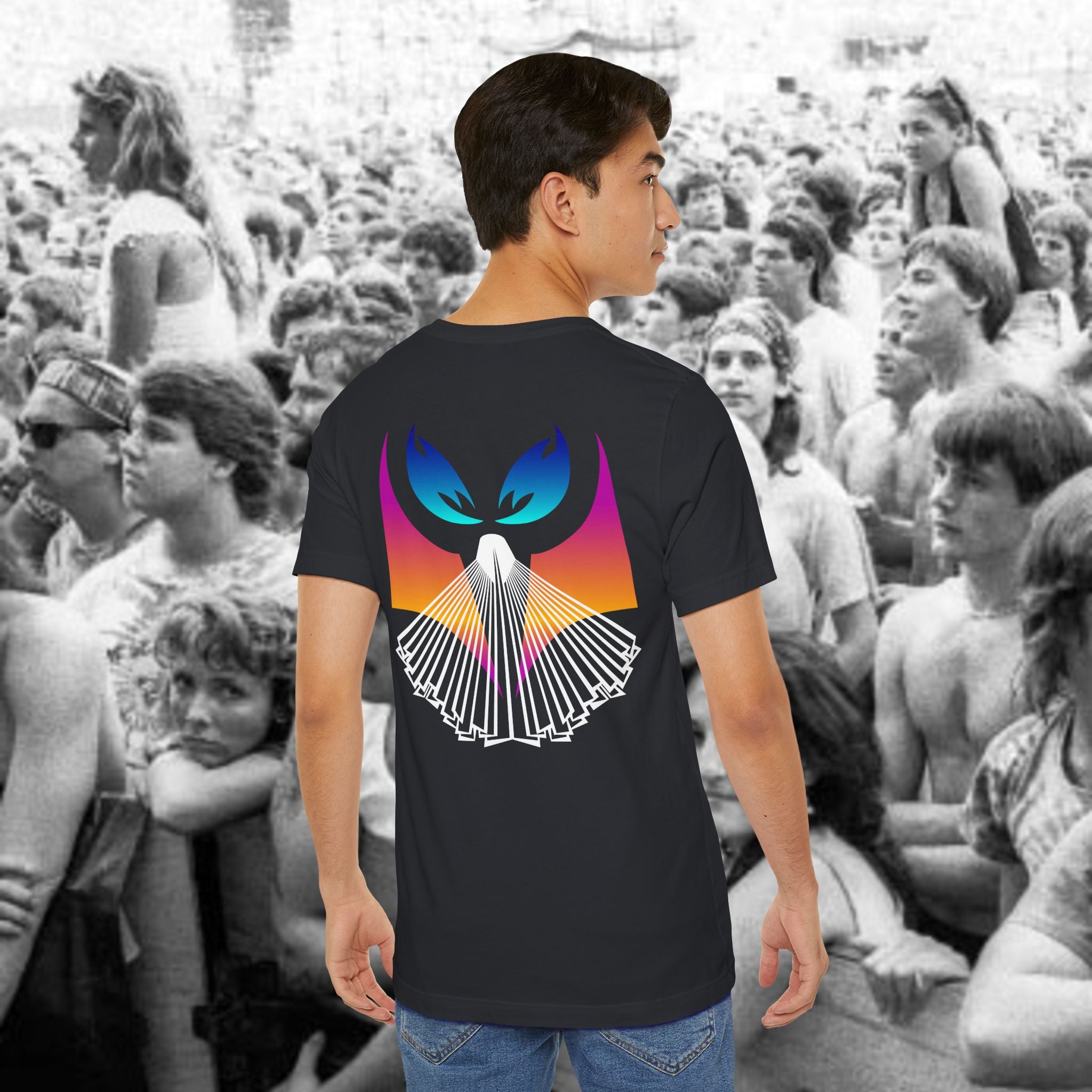 Ganja Eyes —  Sunrise Radiance Black Tee