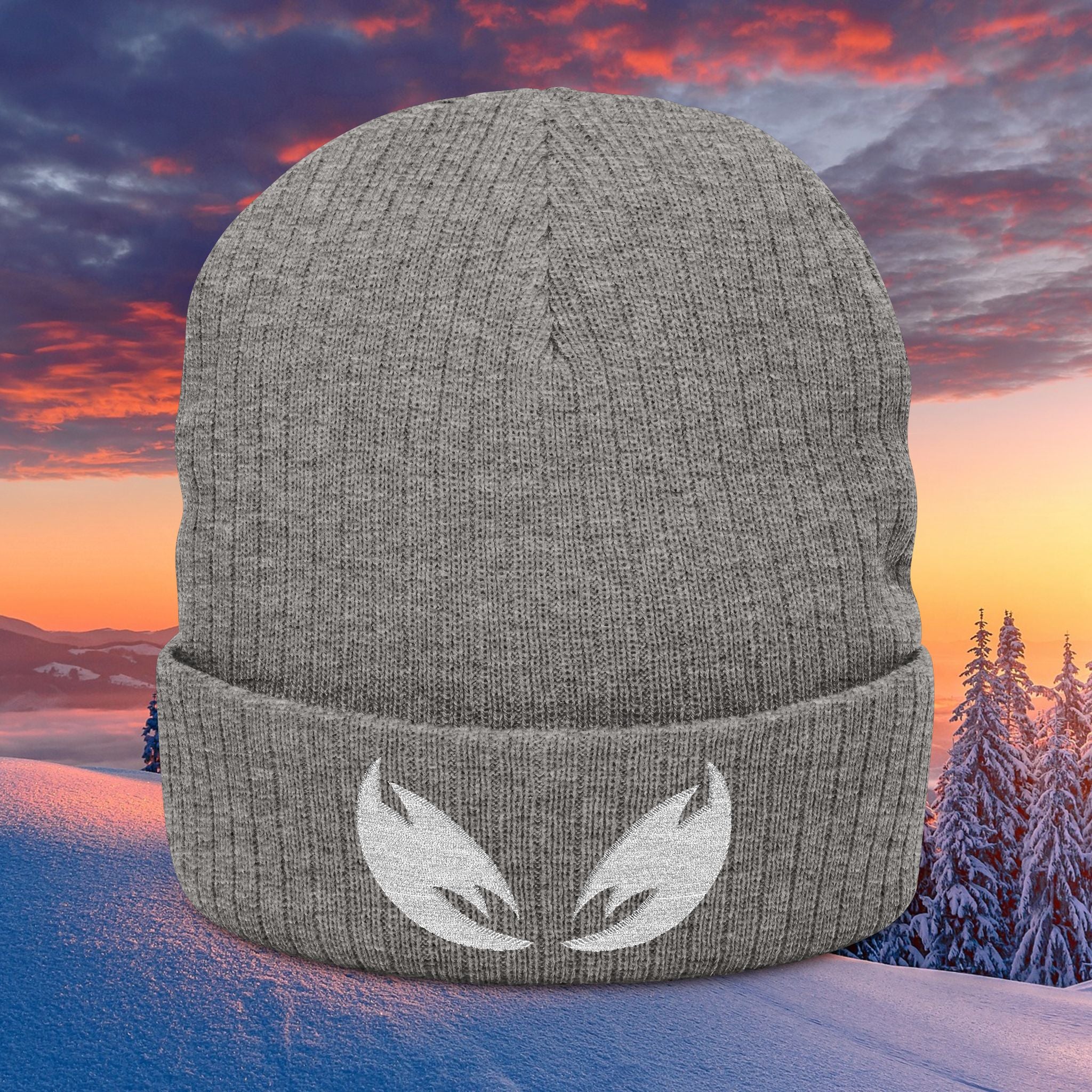 Embroidered Ganja Eyes Skull Cap