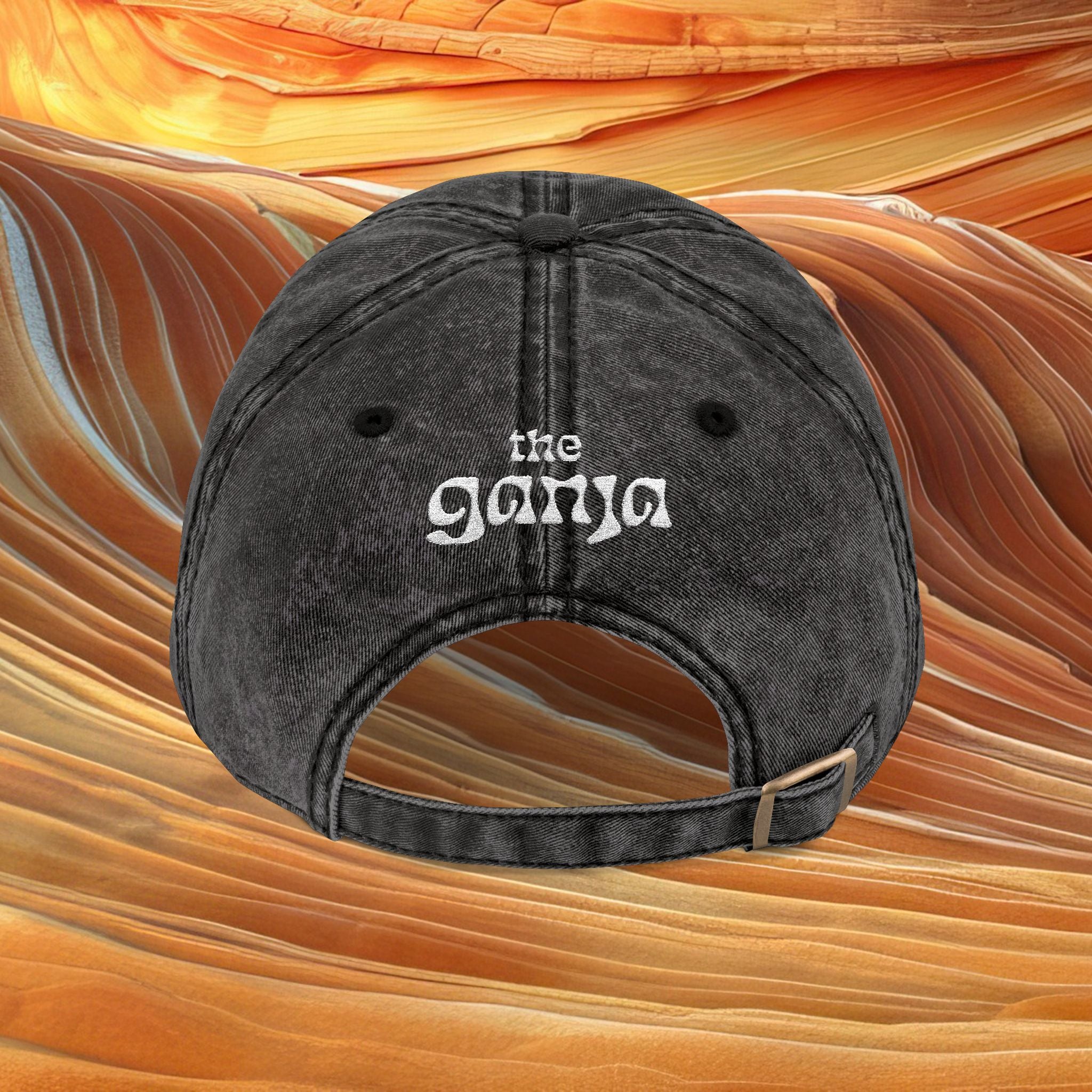 The Ganja Eyes — Vintage Embroidered Cap