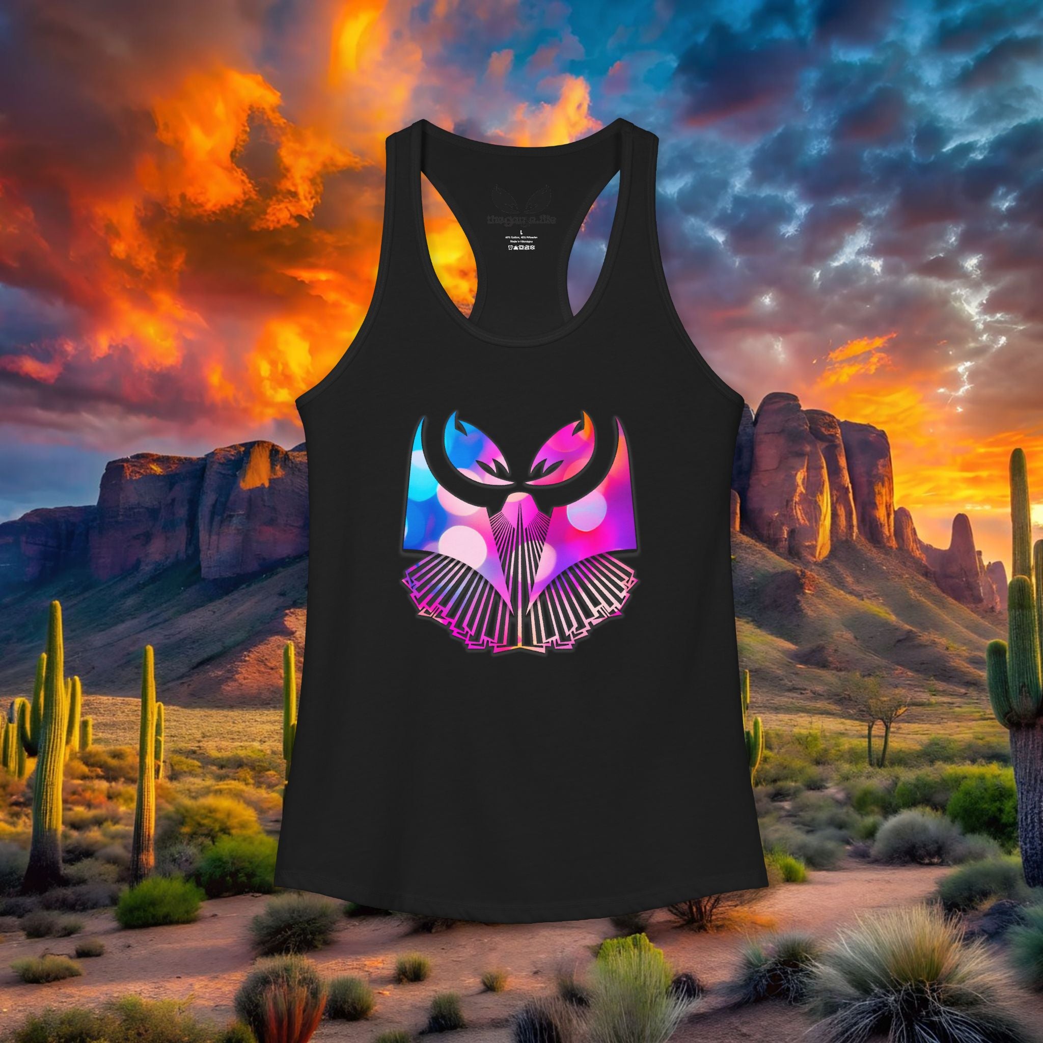 Ganja Desert Bloom Racerback Tank