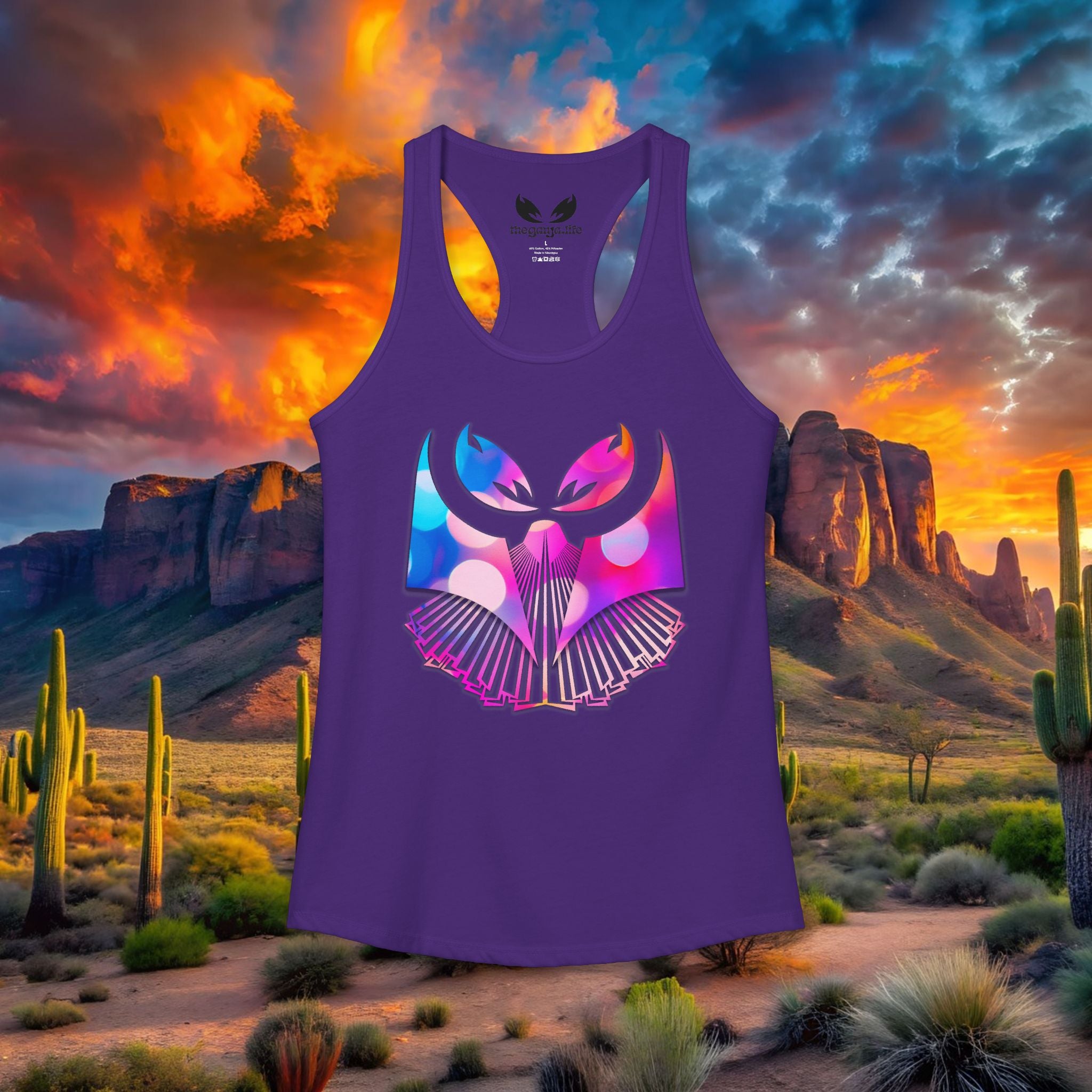 Ganja Desert Bloom Racerback Tank