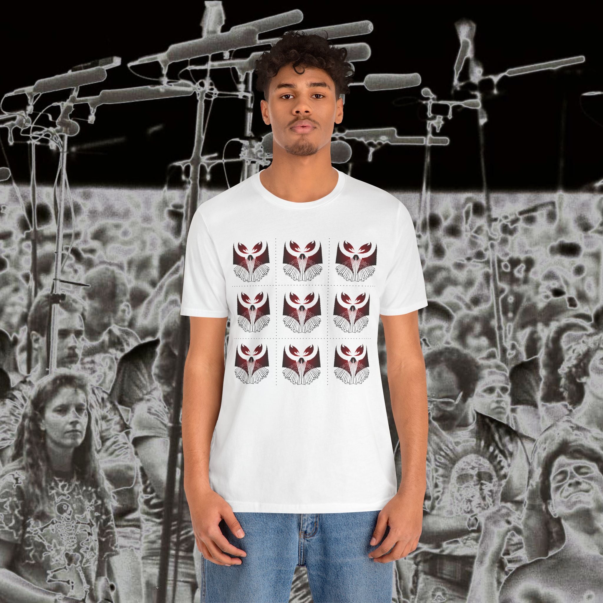 Black 3x3 Blotter Ganja Tee