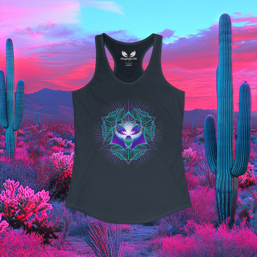 Ultraviolet Vision Ganja Racerback Tank