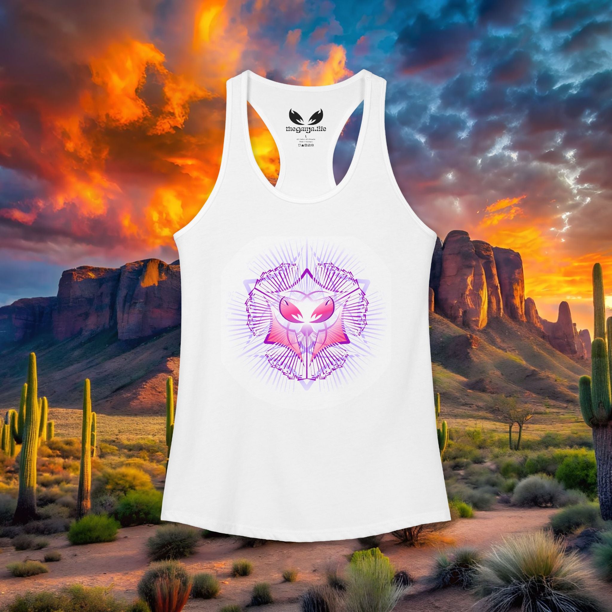 Electric Rose Ganja Racerback Tank