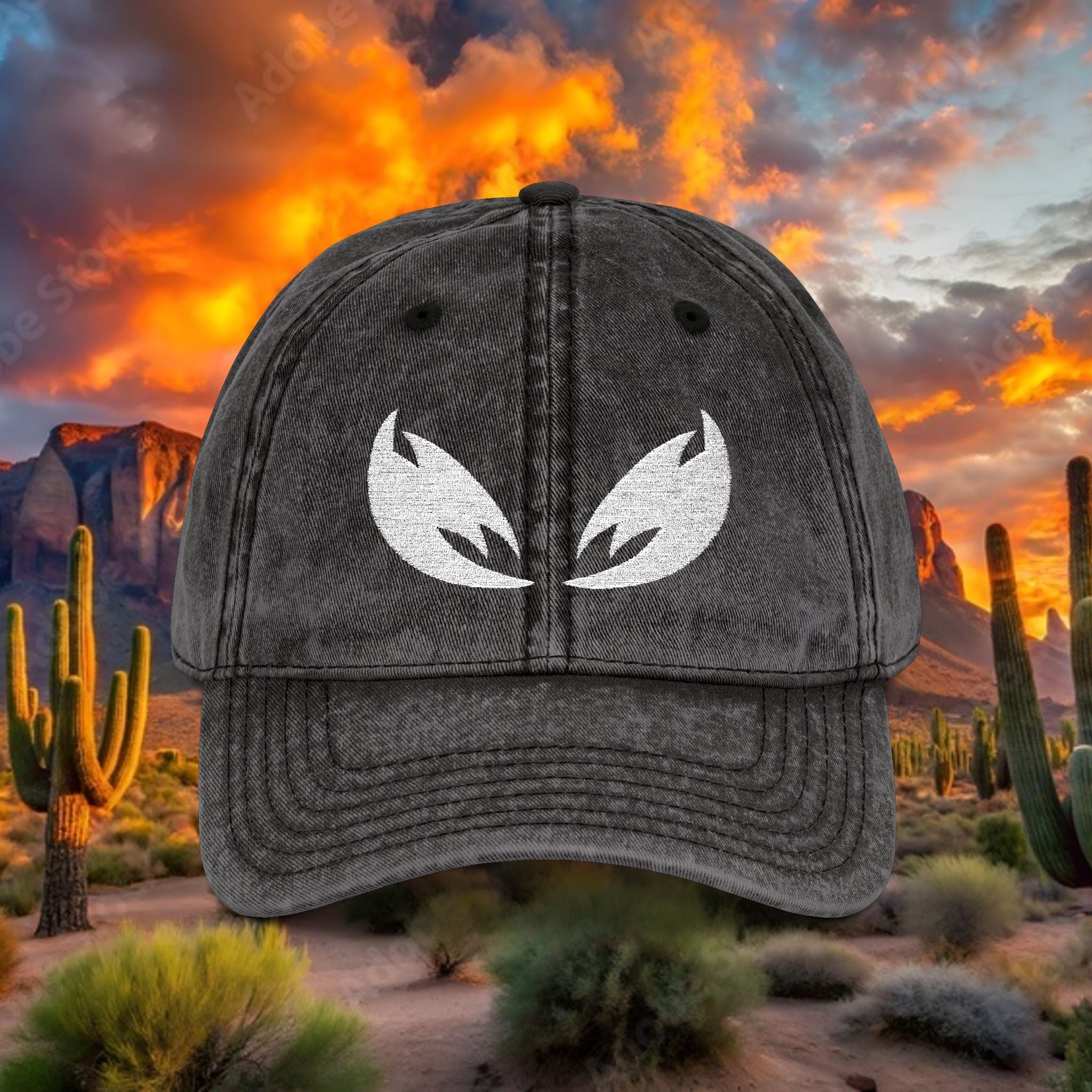 The Ganja Eyes — Vintage Embroidered Cap